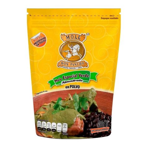 Mole Verde Almendrado Bolsa DON PANCHO 500g | Cremeria Hermanos Coronel ...